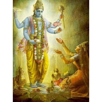 Lord Vishnu in standing position